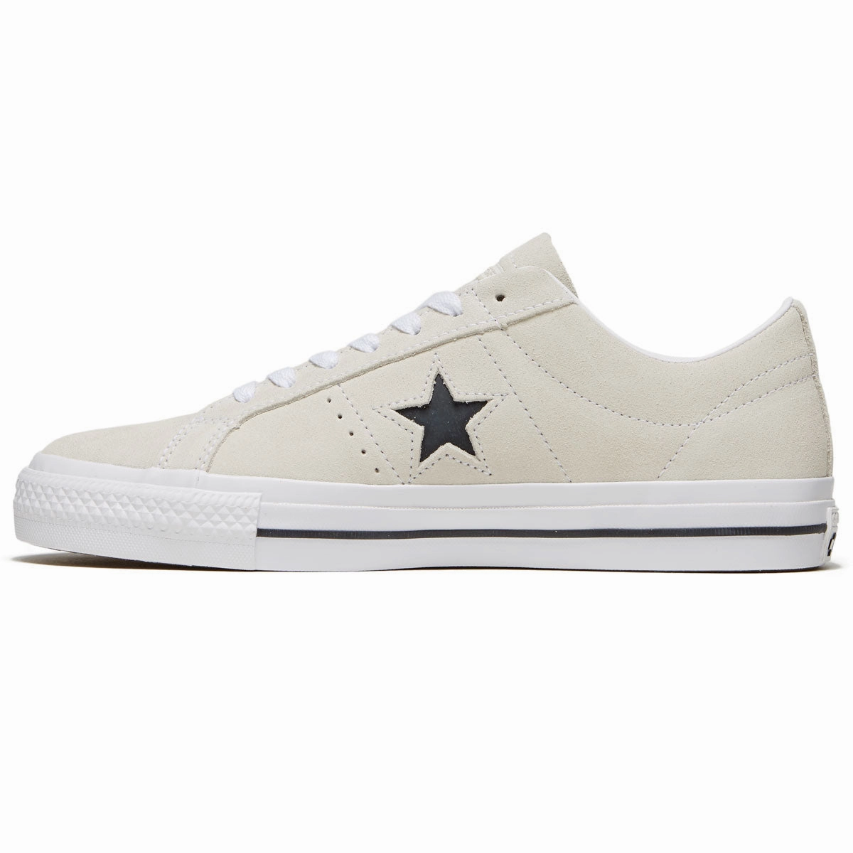 Converse One Star Pro Ox Shoes - Egret/White/Black Street Ready