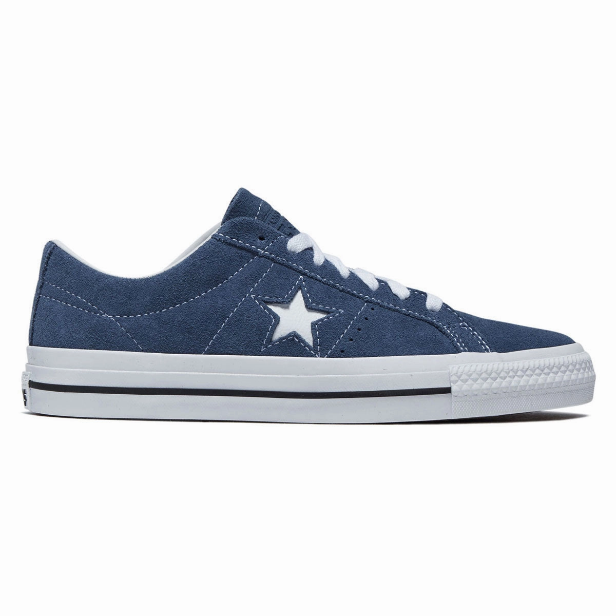 Converse One Star Pro Ox Shoes - Slacker Blue/Black/White Breathable mesh Quick Fit Support