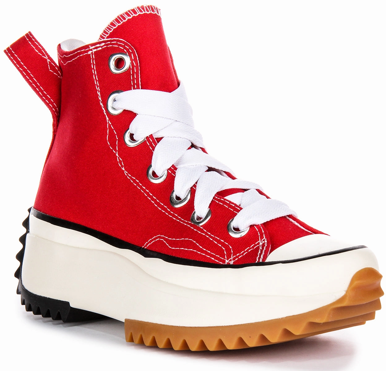 Urban Jog Integrated foam pod enhances lift support Converse Run Star Hike Sketch A10421C In Red White