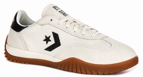 Lead Step Relaxed Look Converse Run Star Trainers A08262C In White Black