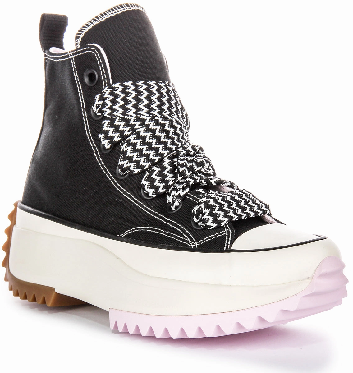 Converse Runstar Hike A10435C In Black Pink Breathable Lining