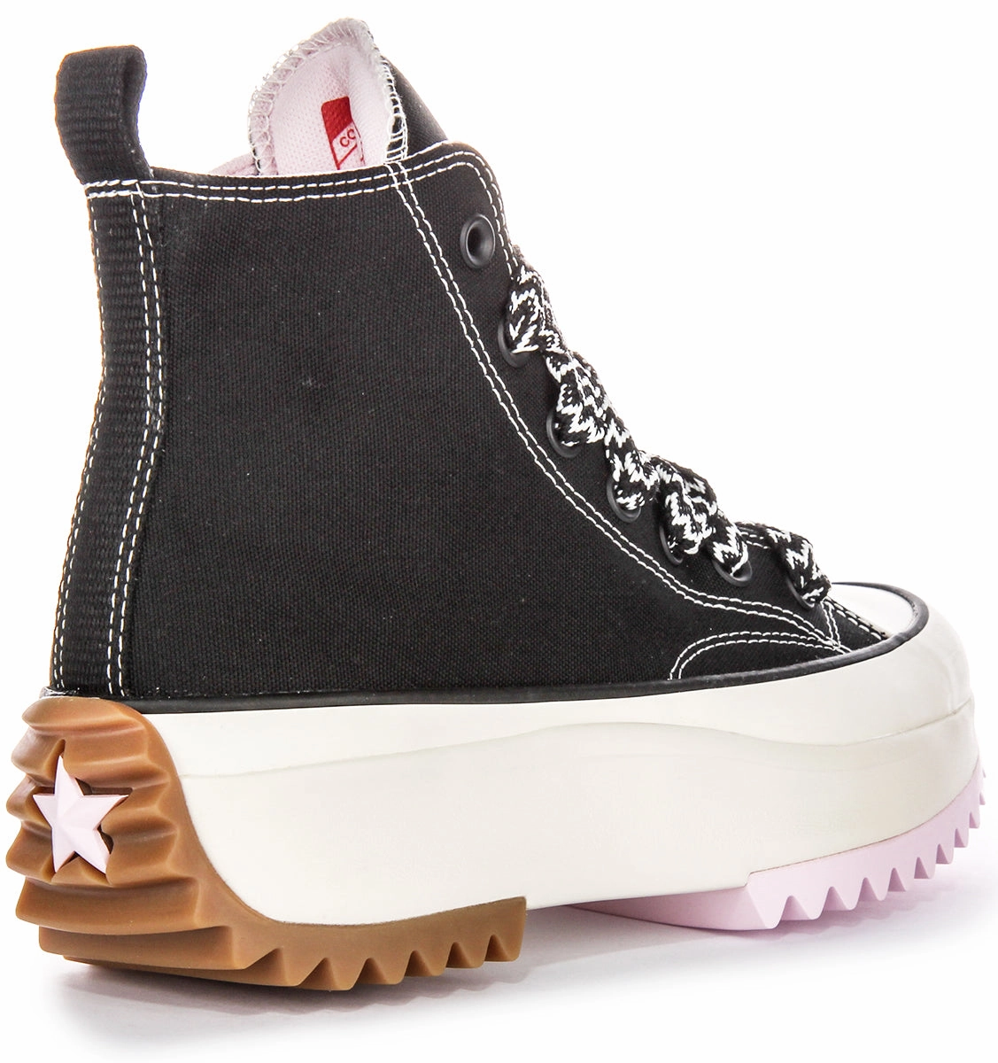 Converse Runstar Hike A10435C In Black Pink Soft Outsole Layer