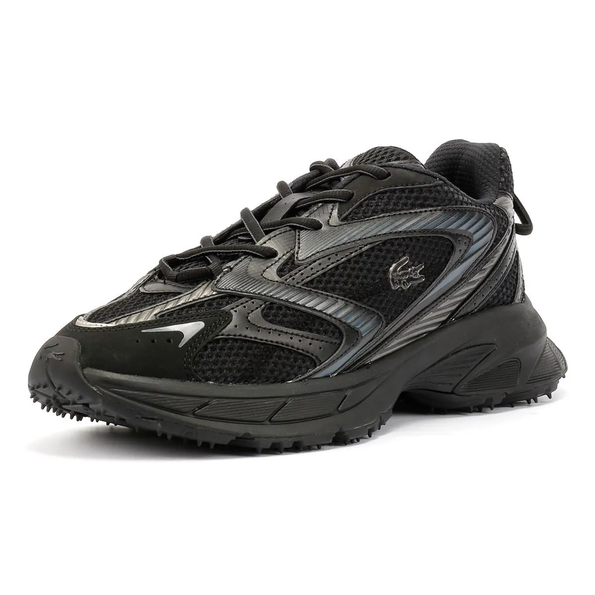 Cool Mesh Lacoste L003 Neo Shot Men's Black Trainers