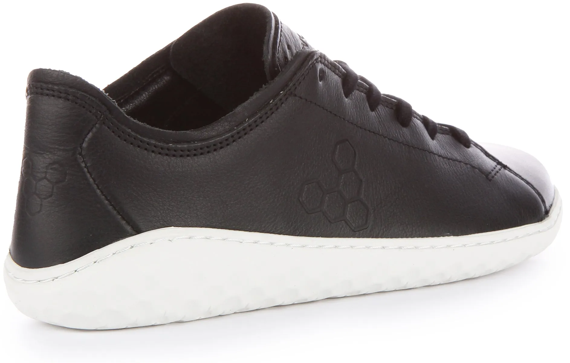 Cool Mesh Vivobarefoot Geo Court III In Black White For Women