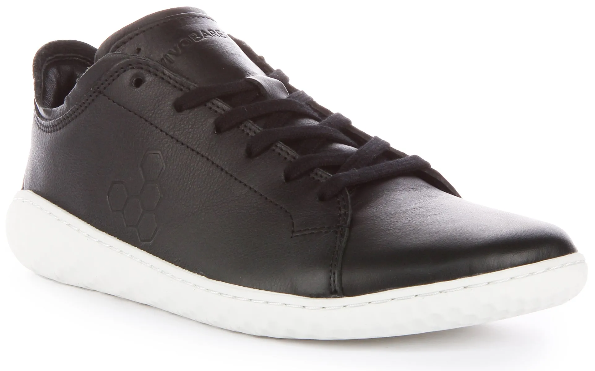 Active Circuit Vivobarefoot Geo Court III In Black White For Women
