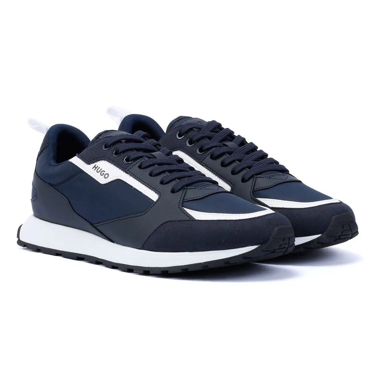 Leg Balance Hugo Icelin Runn Men's Navy Trainers