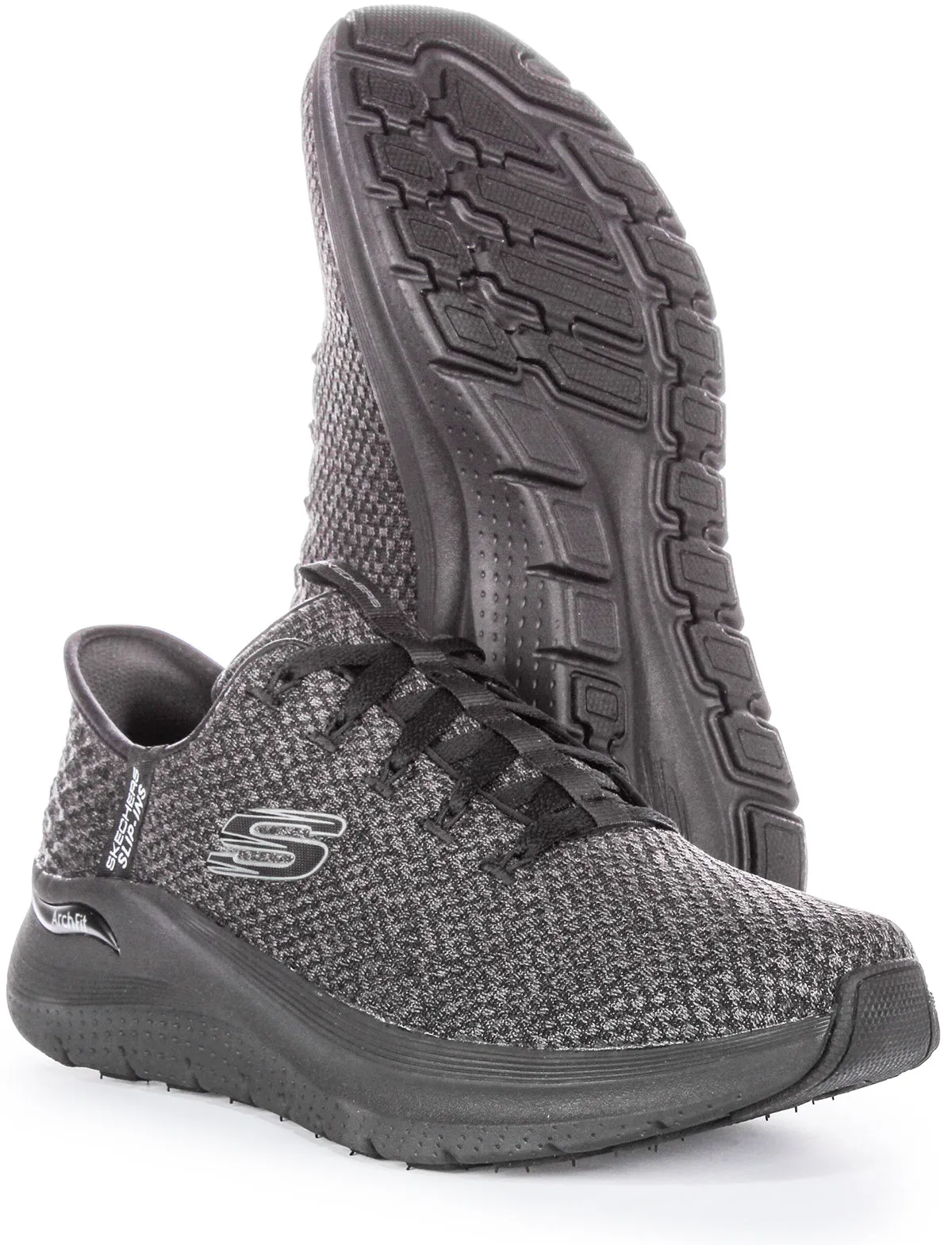 Cool Touch Skechers Arch Fit 2.0 Slip Ins In Black For Men