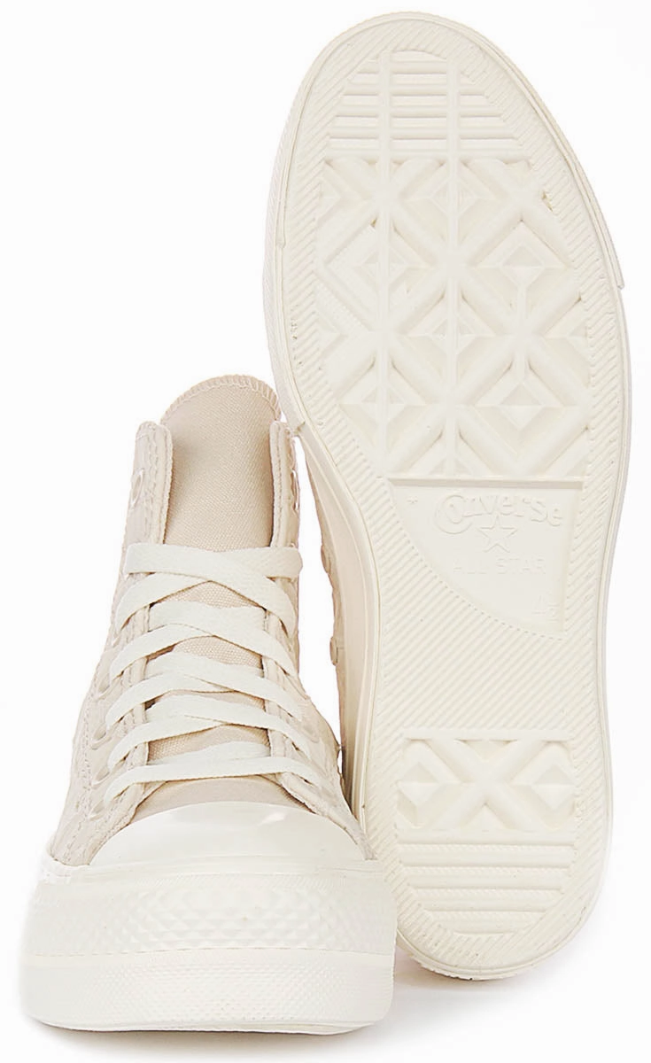 Cool Ease Converse All Star Lift A13523C In Textured Print For Women