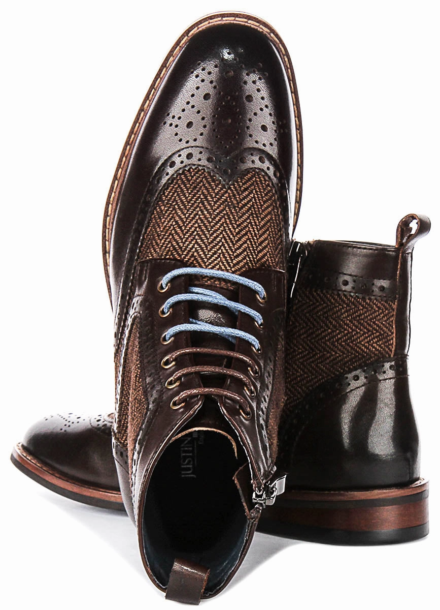 Cool Trek Justinreess England Hi Kennedy In Dark Brown For Women