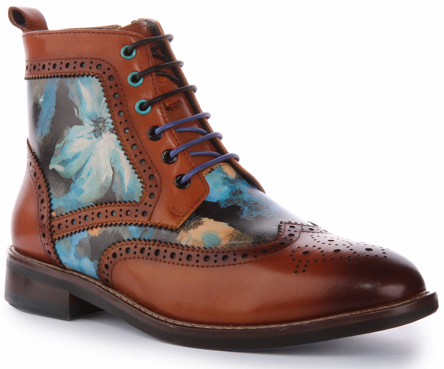 High Traction Design Justinreess England Hi Kennedy W In Brown Blue For Women