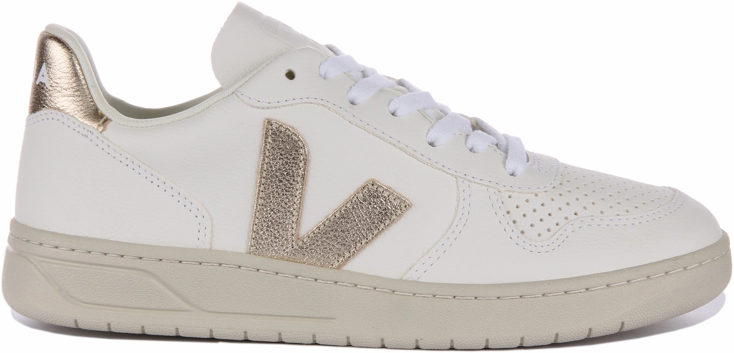 Core Flex Veja V 10 Chromefree In White Bronze For Men