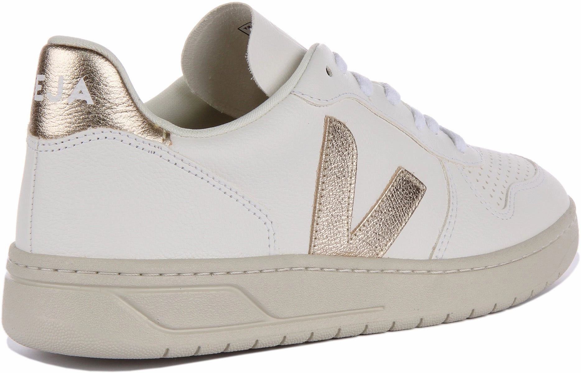 Core Flex Veja V 10 Chromefree In White Bronze For Men