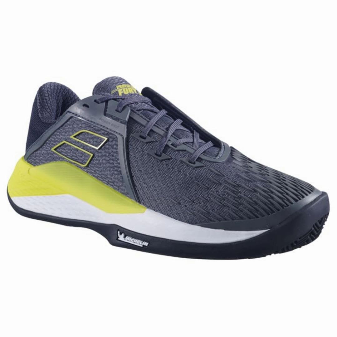 Core Stability Babolat Propulse Fury 3 Clay Men Tennis Shoes - Grey/Aero