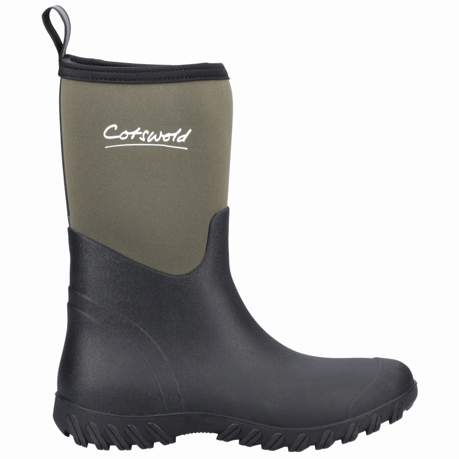 Cotswold Ashmead Rubber Women's Green Wellington Boots splash resistant