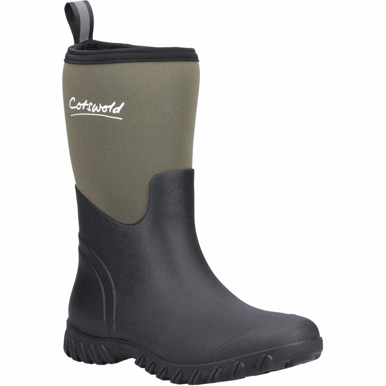 Cotswold Ashmead Rubber Women's Green Wellington Boots Comfort Walk Easy Comfort Boots