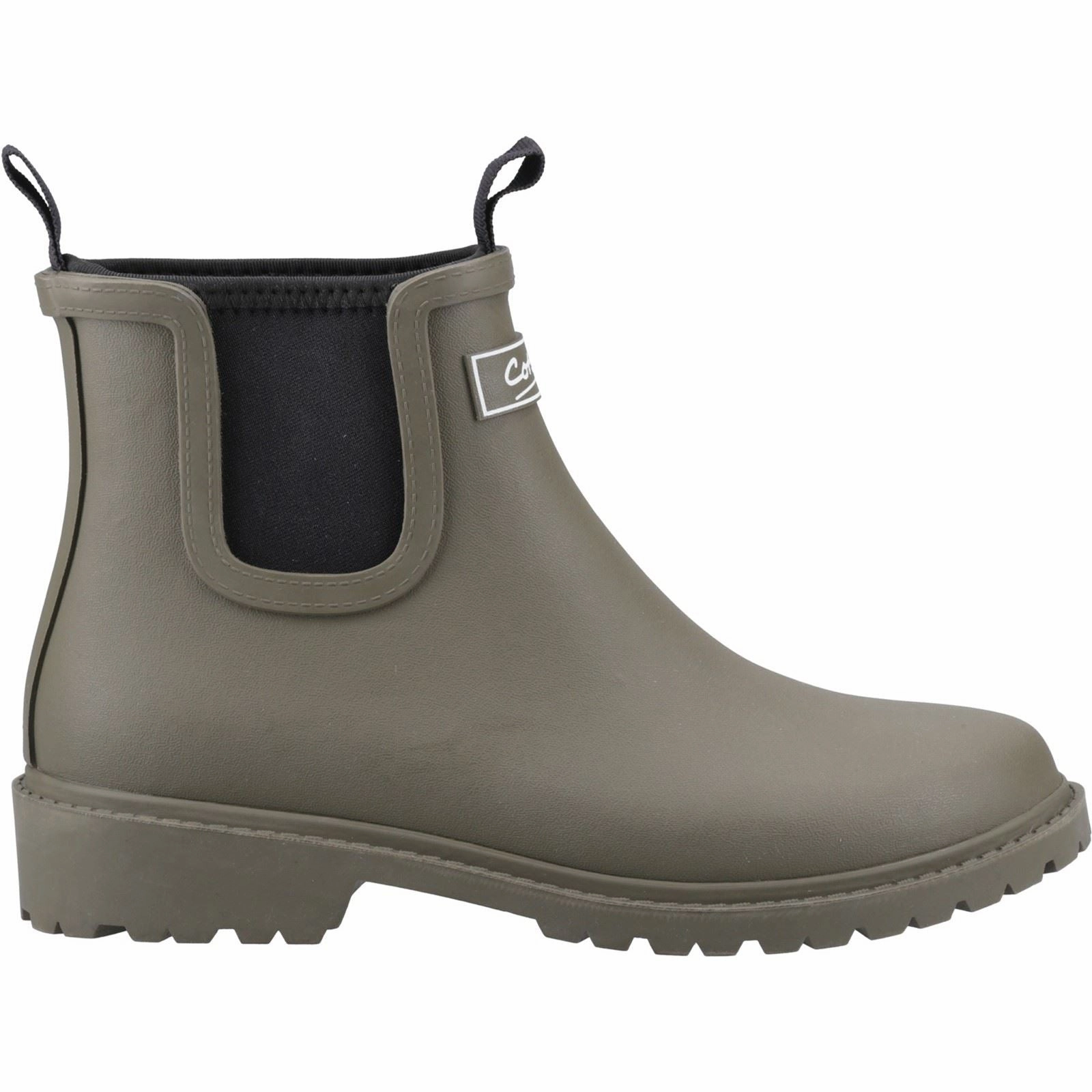 Cotswold Barton Synthetic Women's Khaki Wellington Boots Light Walk Step