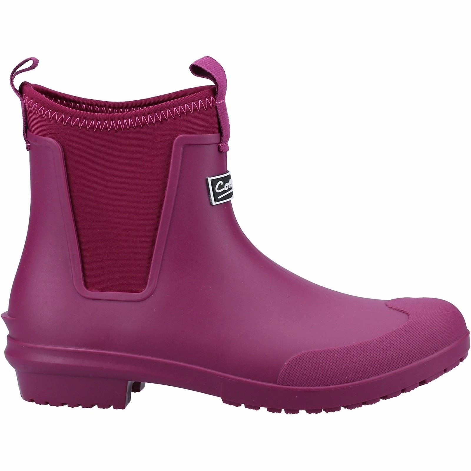 Cotswold Grosvenor Synthetic Berry Wellington Boots Puddle Walk Pro