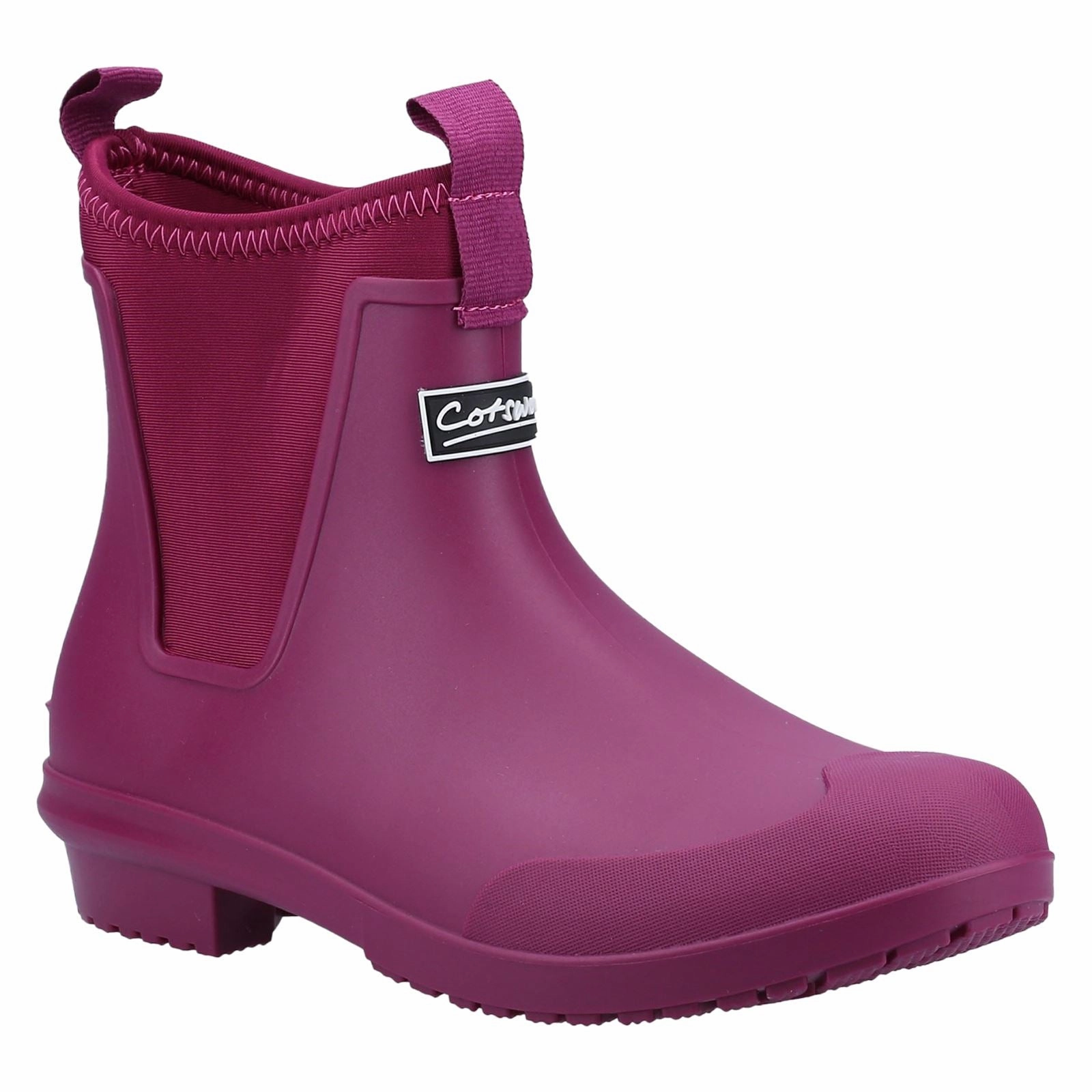 Cotswold Grosvenor Synthetic Berry Wellington Boots Puddle Walk Pro