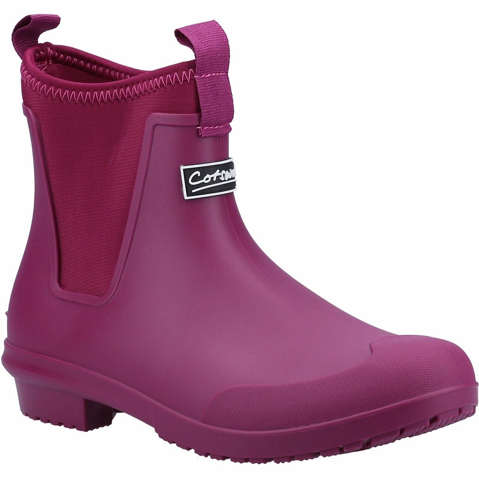 Heavy Duty Step Walk Safe Cotswold Grosvenor Synthetic Berry Wellington Boots