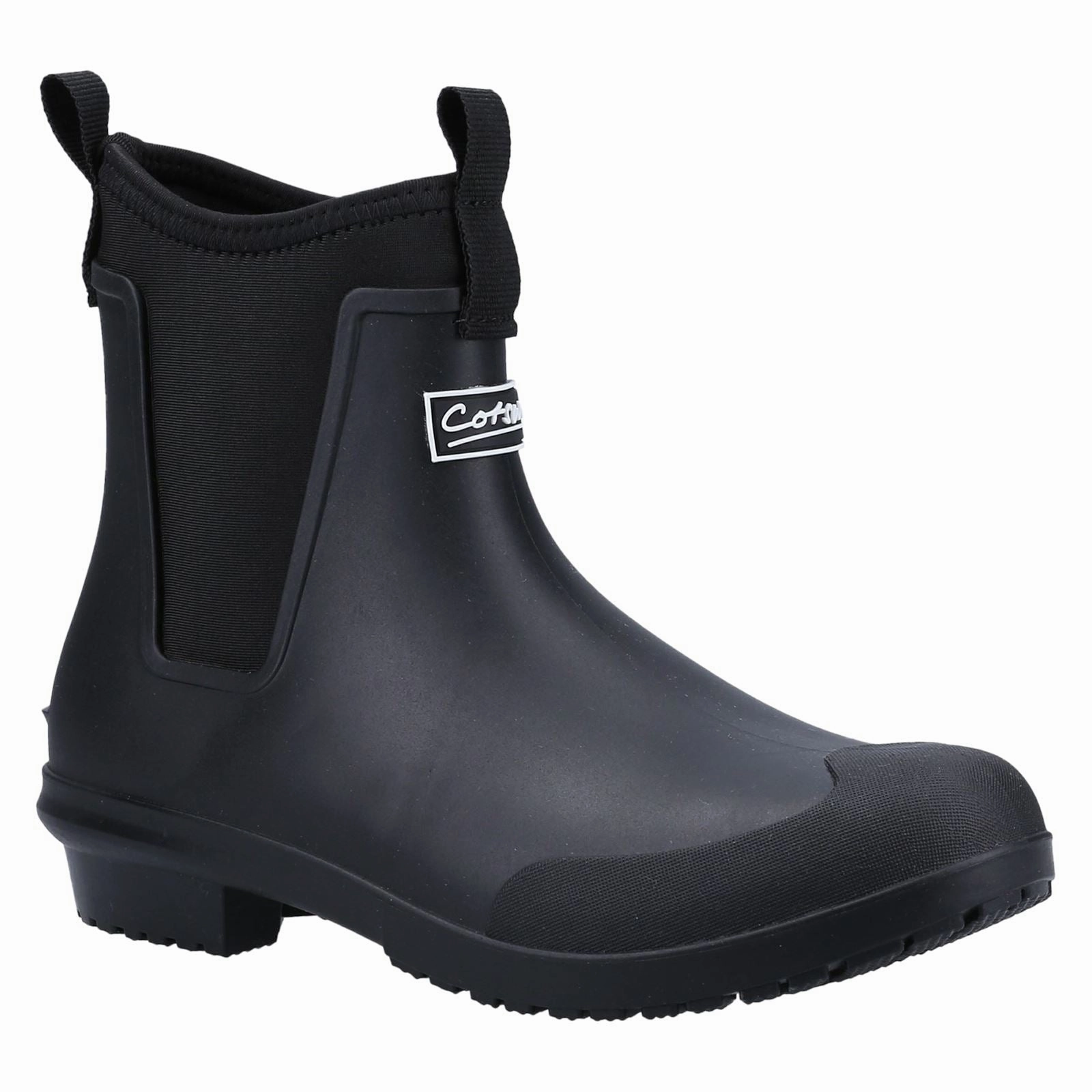 Cotswold Grosvenor Synthetic Black Wellington Boots Quick On