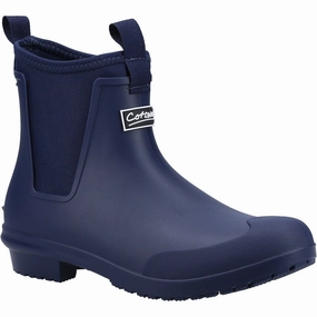 Cold Boots Cotswold Grosvenor Synthetic Navy Wellington Boots