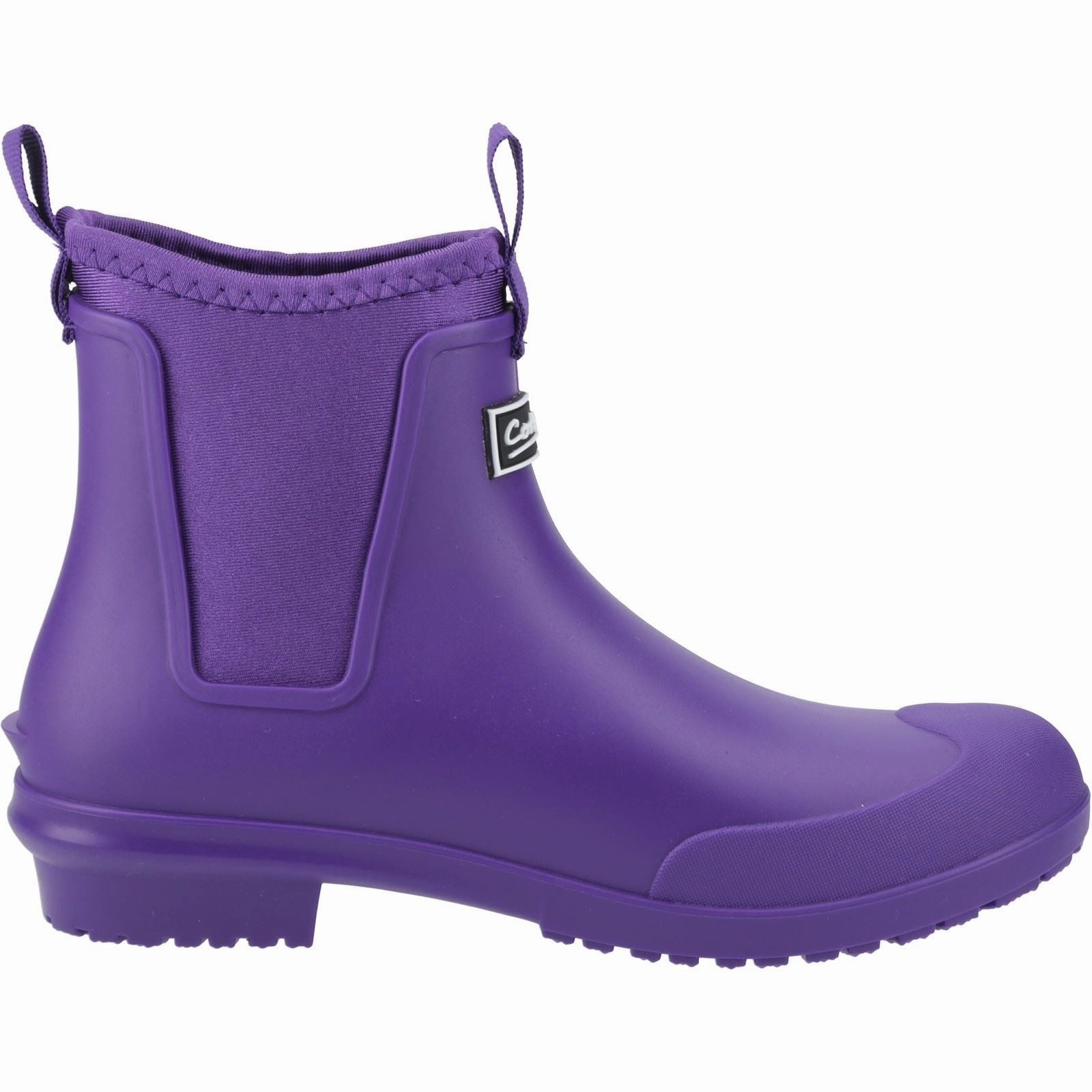Cotswold Grosvenor Synthetic Women's Purple Wellington Boots Comfort Walk Flex