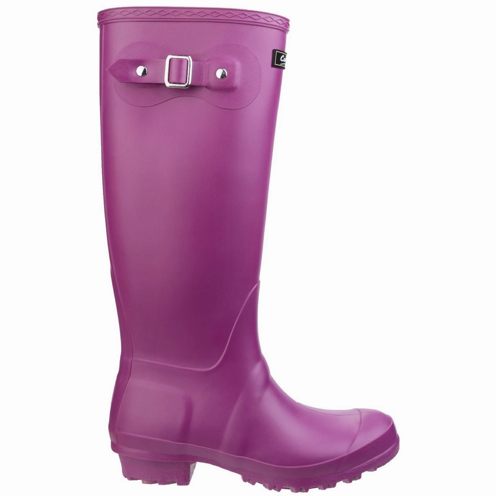 Cotswold Sandringham PVC Berry Wellington Boots Light Step Pro