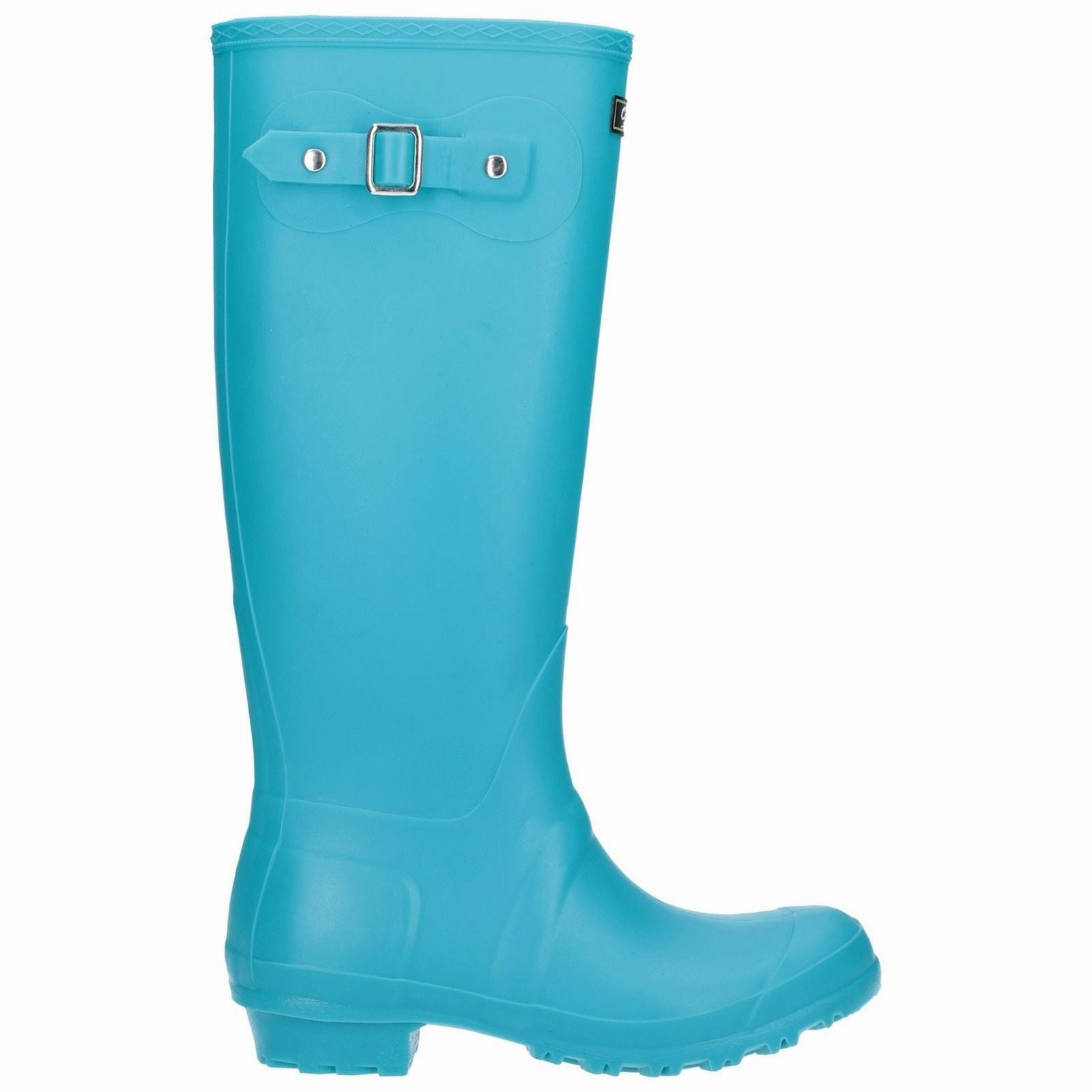 Cotswold Sandringham PVC Turquoise Wellington Boots Storm Trail