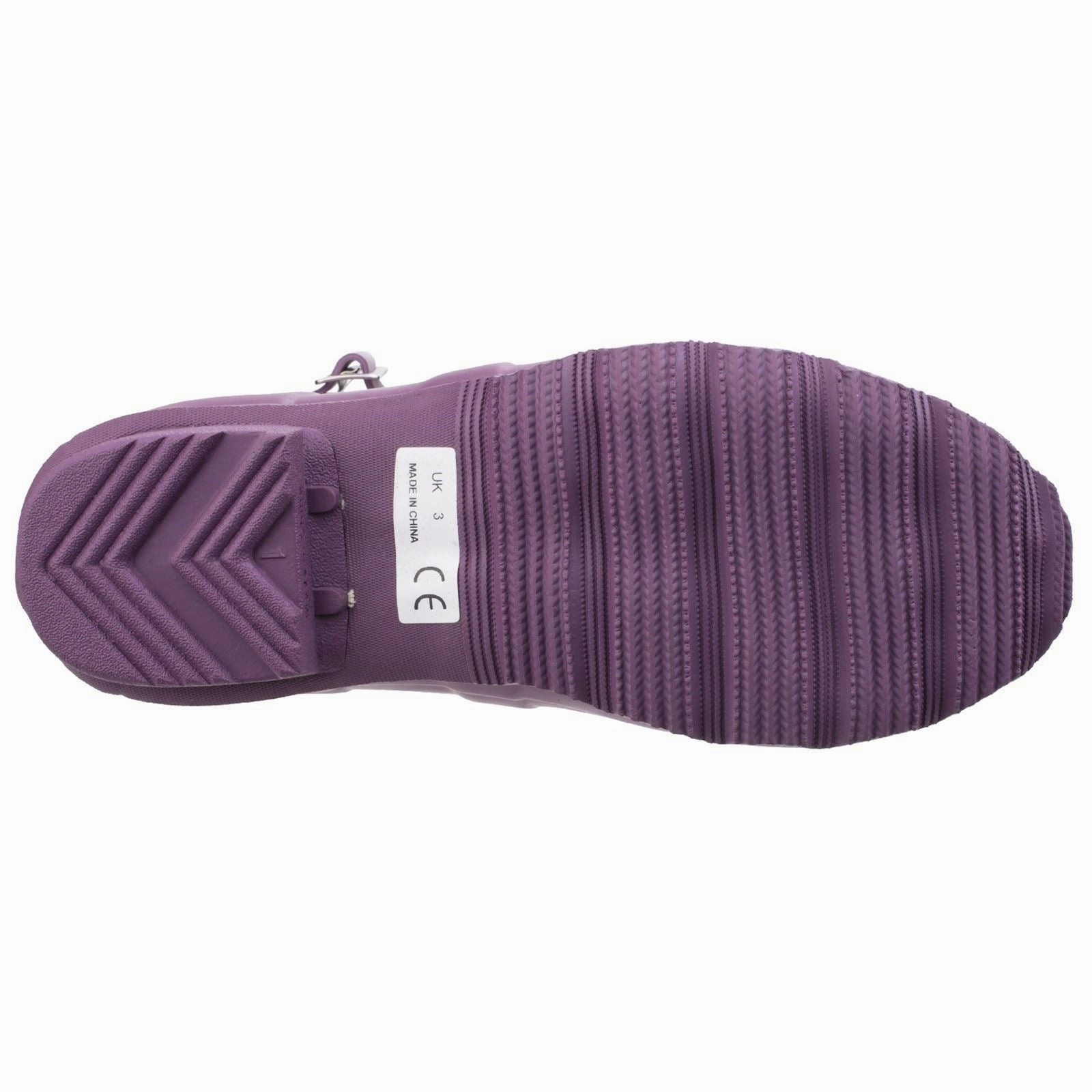 Cotswold Windsor Rubber Women's Purple Wellington Boots Easy Step