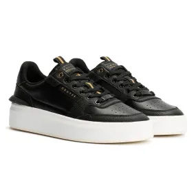 Anti rust Cruyff Endorsed Tennis Leather Men's Black/White Trainers