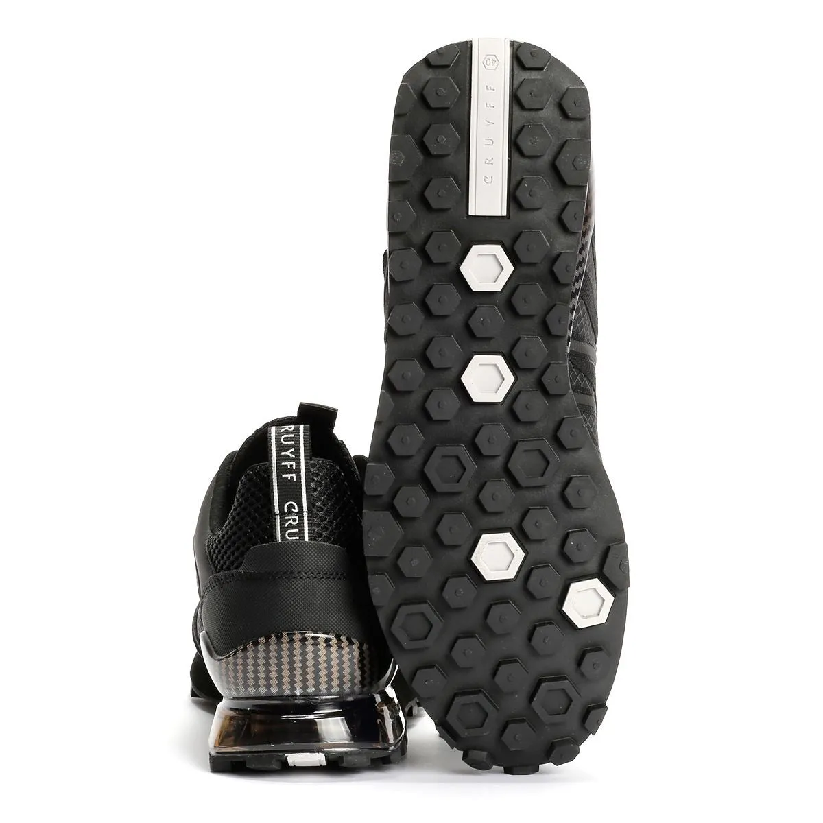 Cruyff Fearia Men's Black Trainers Mid Support