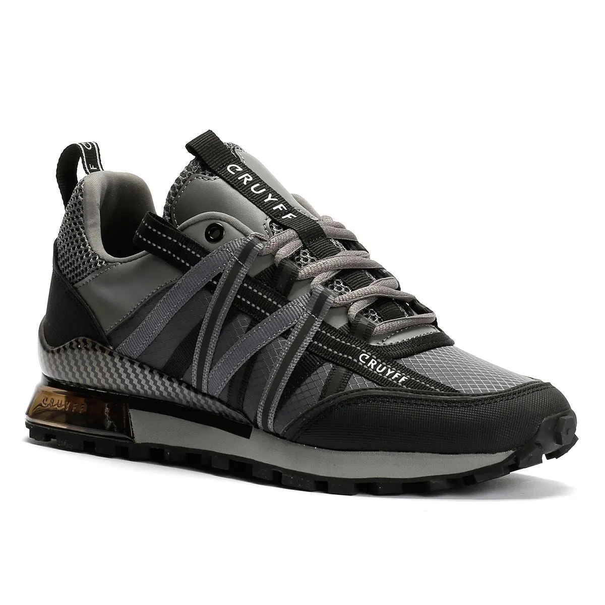 Cruyff Fearia Men's Mid Grey Trainers Agility Flow