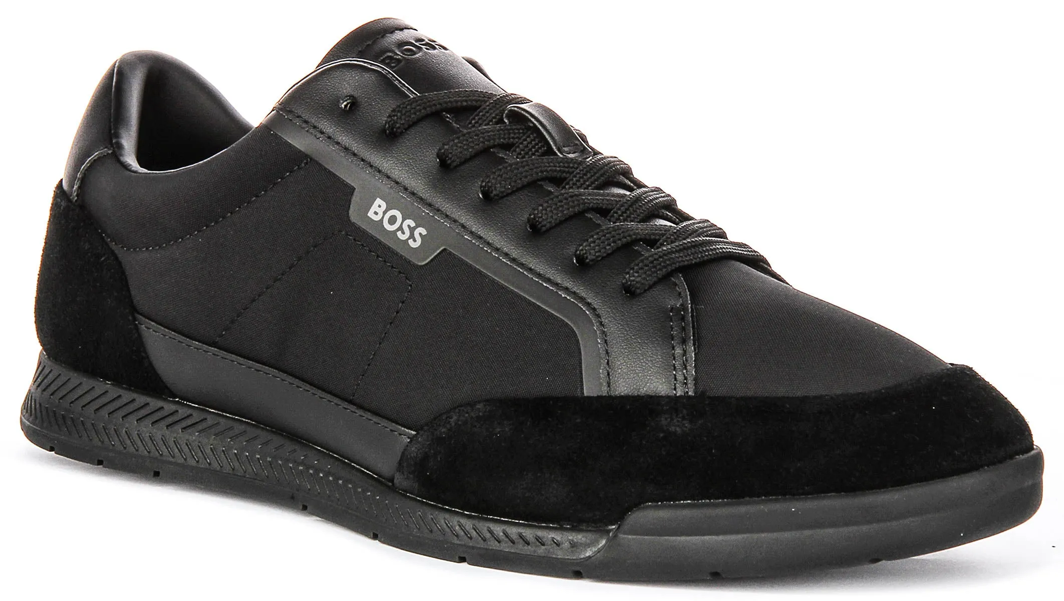 Fitness Footing Toe grip provides security for floor-based workouts Boss Nitan Slim Profile In Black For Men