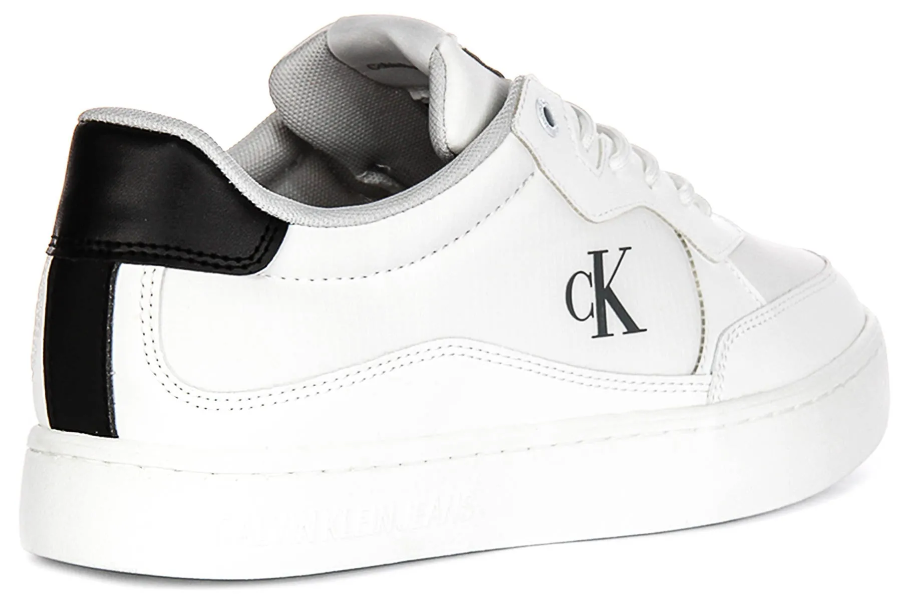 Cushion Ride Calvin Klein Jeans Classic Cupsole In White Black For Men