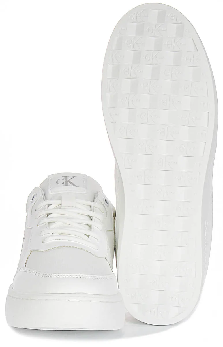 Cushion Ride Calvin Klein Jeans Classic Cupsole In White Black For Men