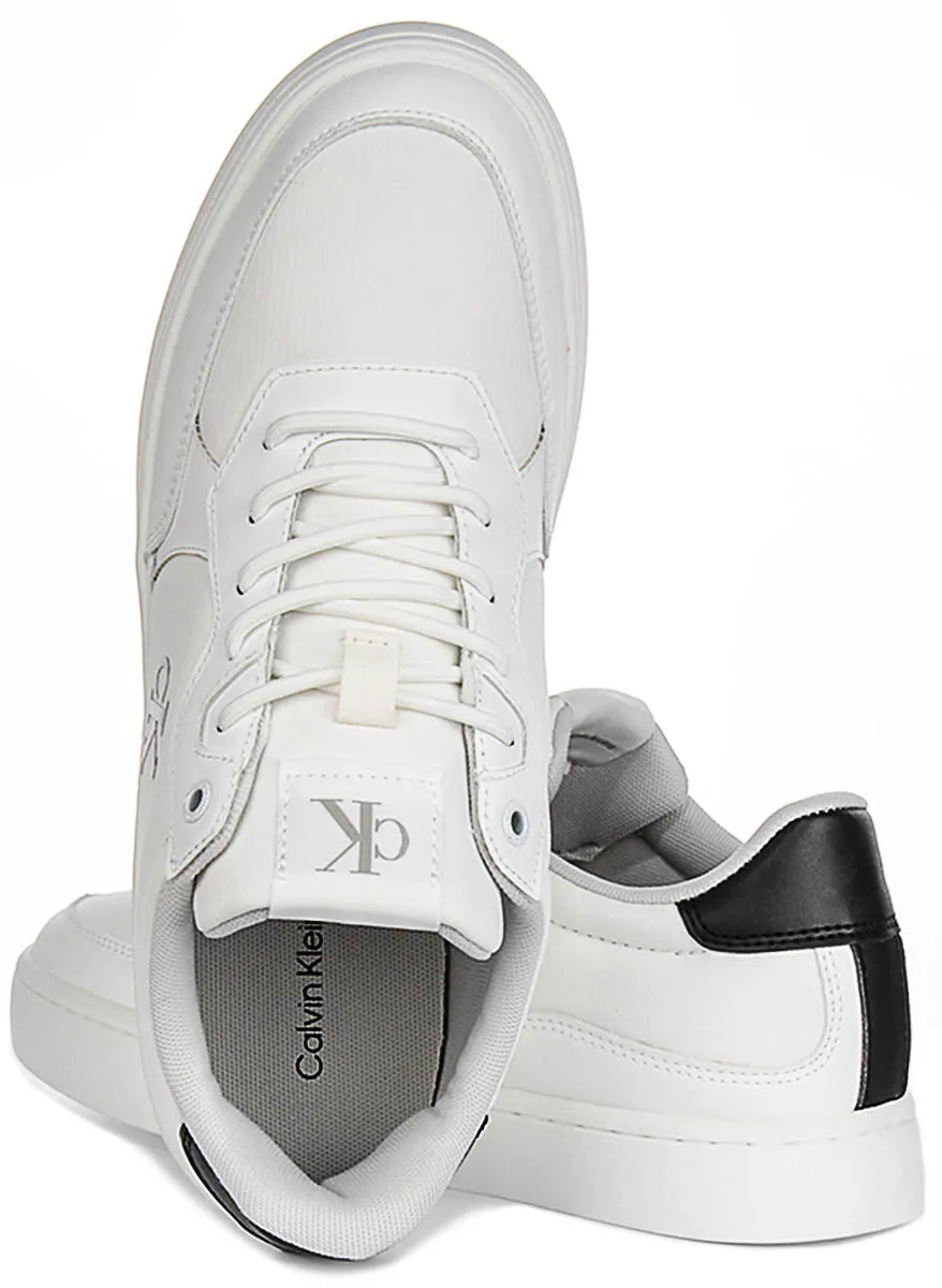 Cushion Ride Calvin Klein Jeans Classic Cupsole In White Black For Men