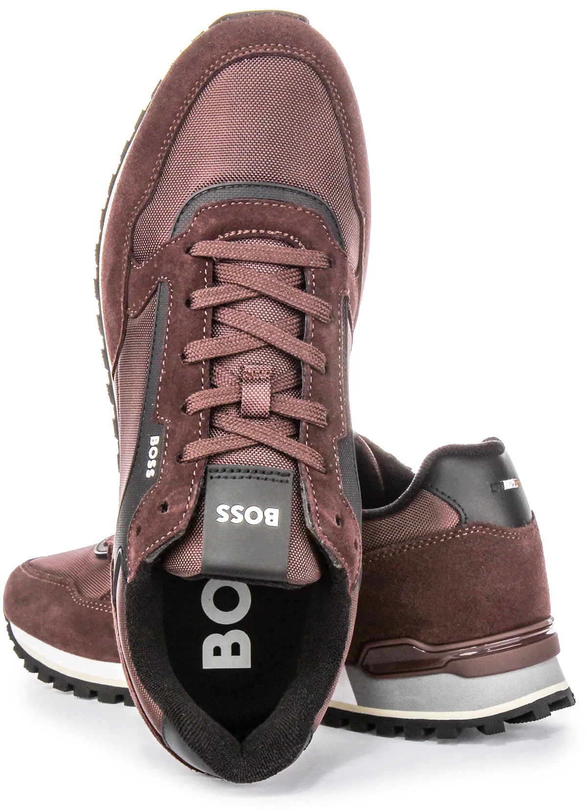 Cushioned Comfort Boss Parkour L Runner In Brown For Men