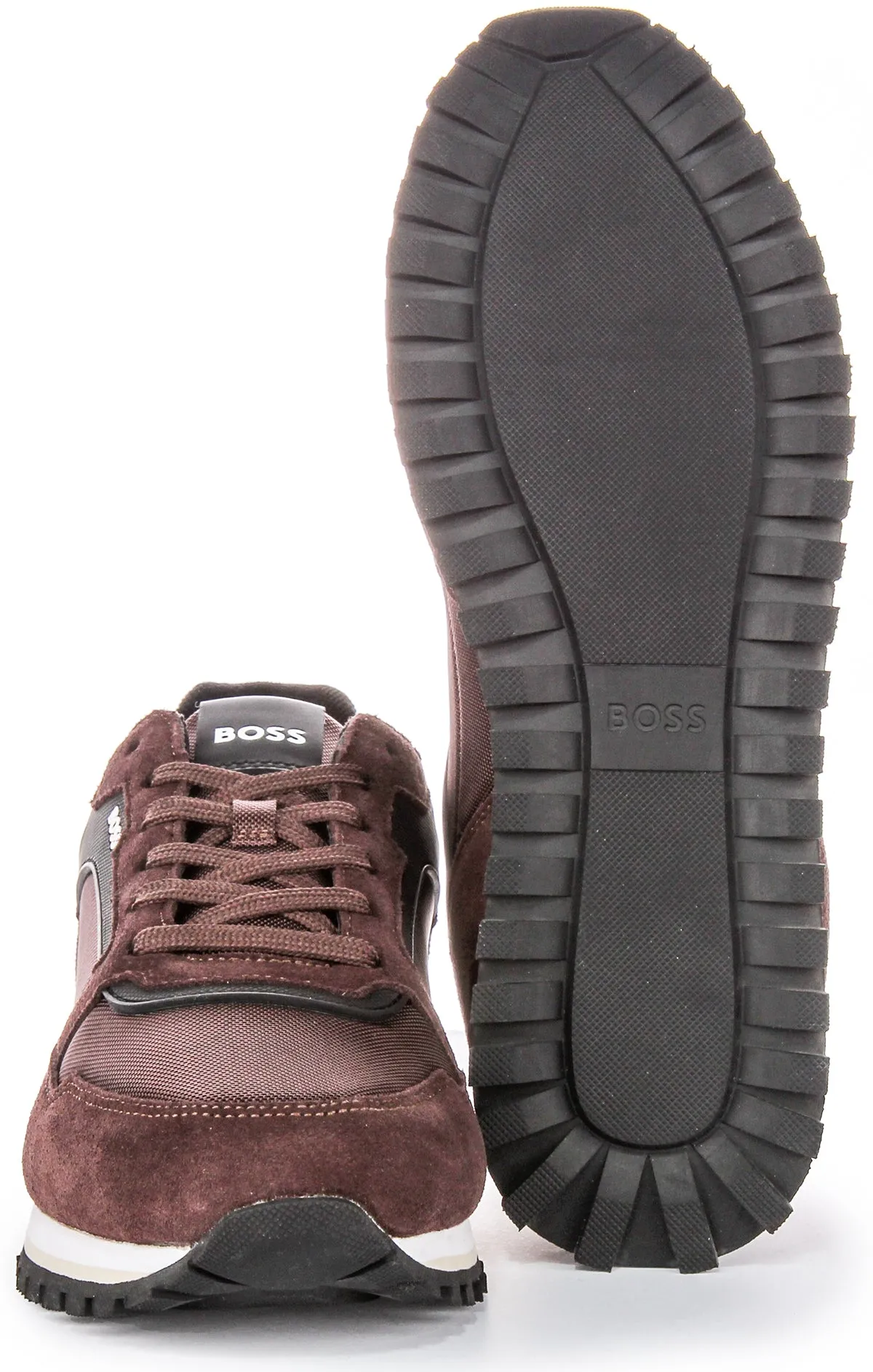 Cushioned Comfort Boss Parkour L Runner In Brown For Men