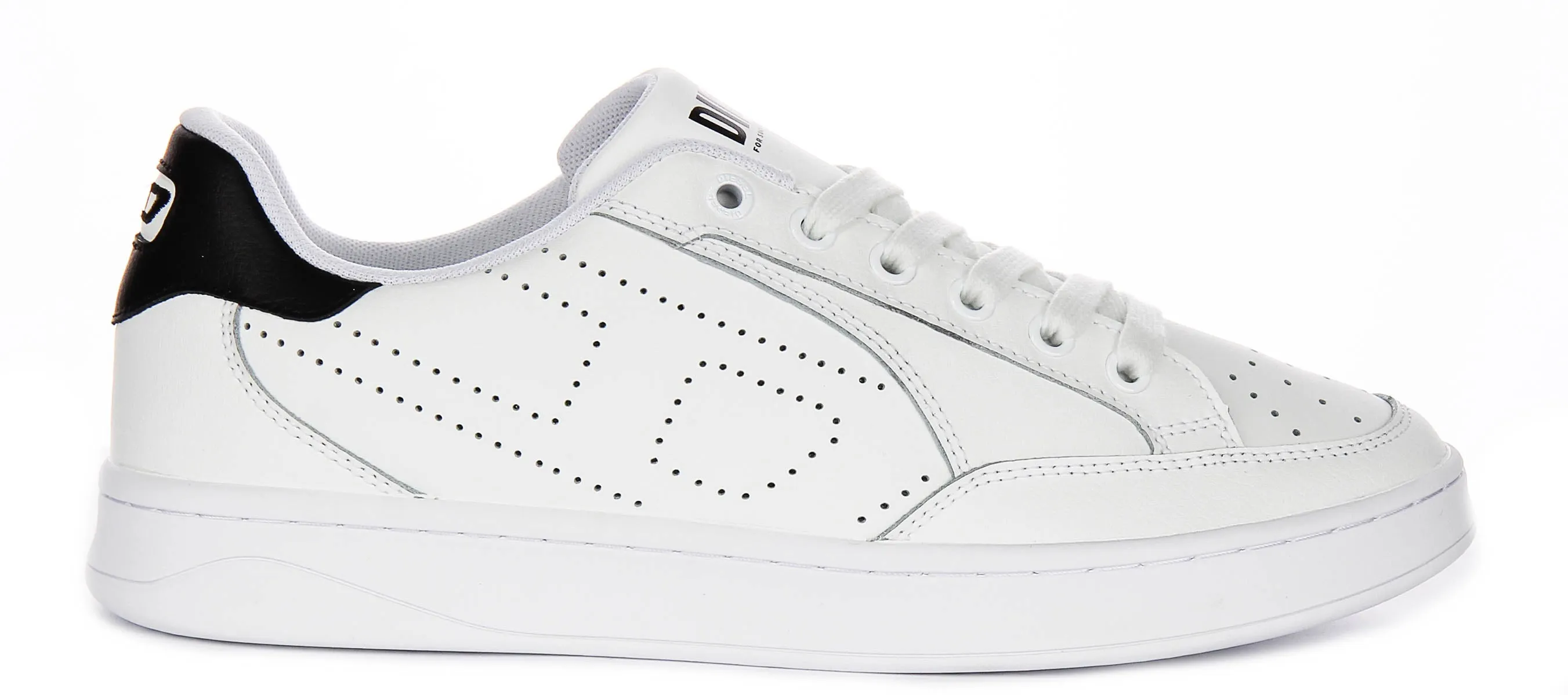 Cushioned Comfort Diesel Dakota Low In White Black For Men