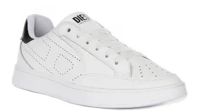 Diesel Dakota Low In White Black For Men Responsive materials adapt to different workout intensities