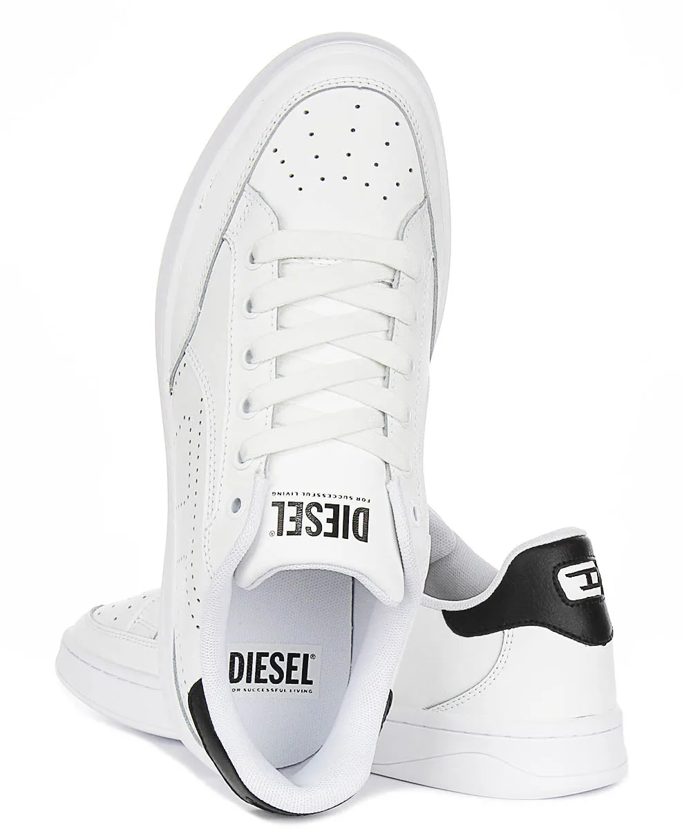 Cushioned Comfort Diesel Dakota Low In White Black For Men