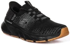 Balance Tech Skechers Edgeride Raygo Slip In Black Grey For Men