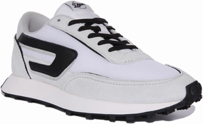 Diesel S Racer Lc In White Black For Men Speed Ready Rapid Move