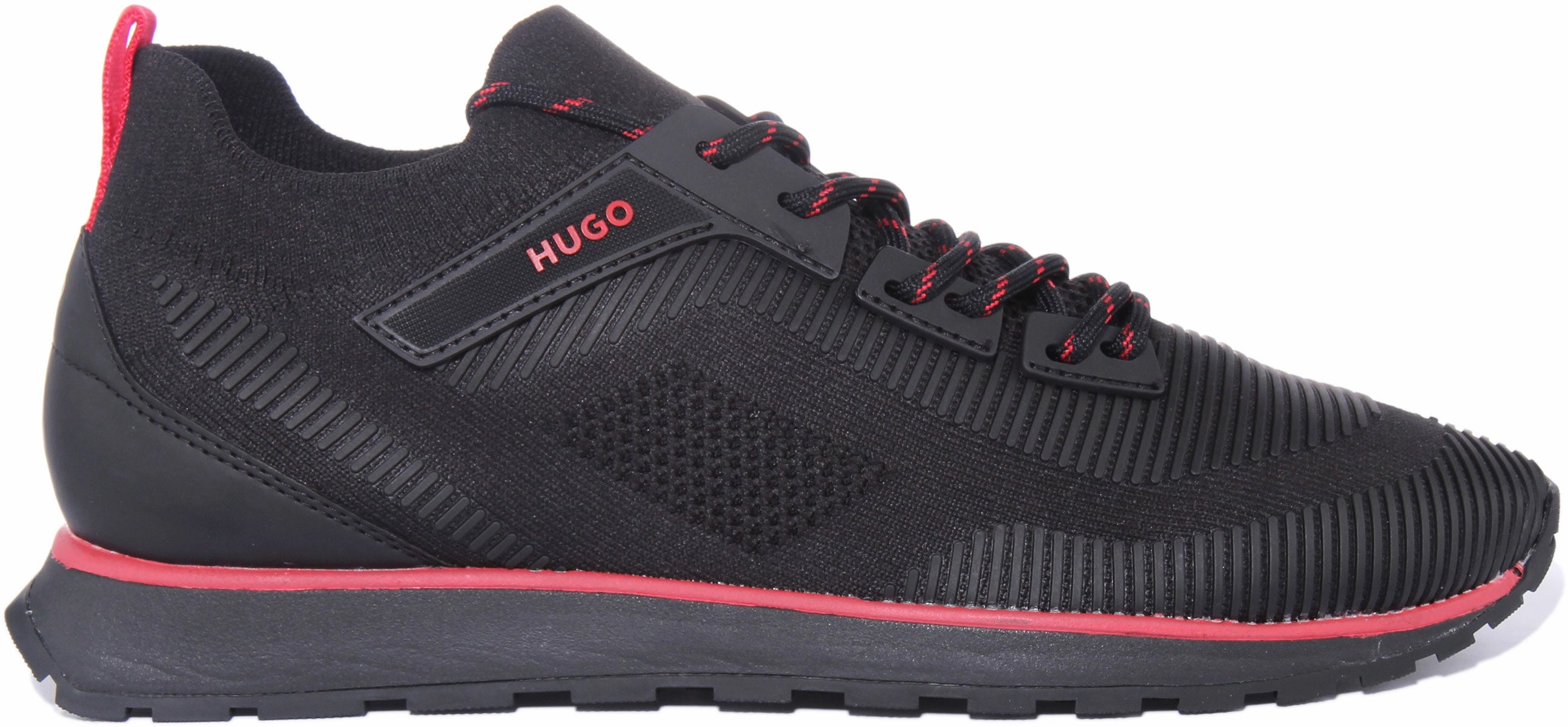 Cushioned Core Hugo Icelin Run In Black Red For Men