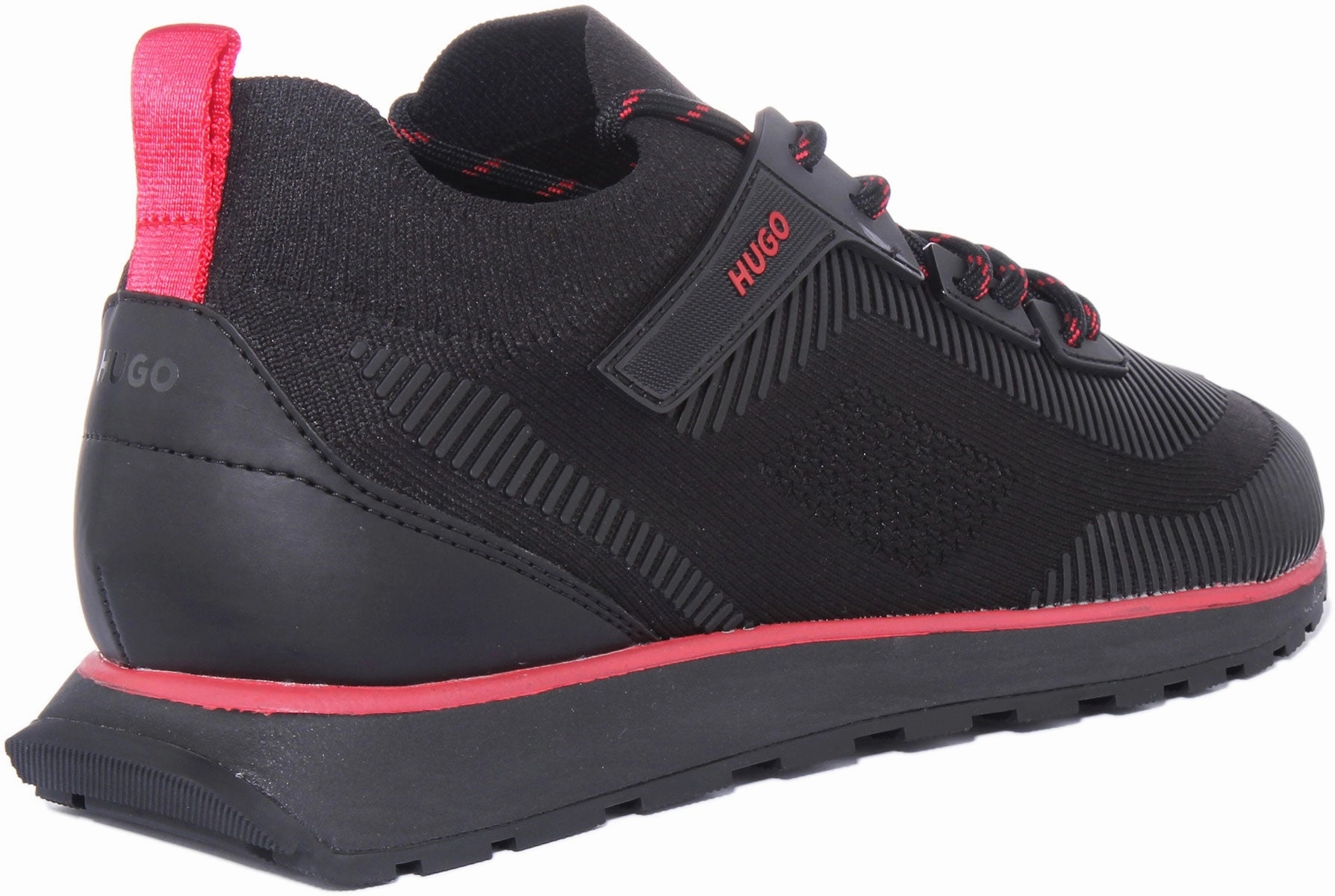 Cushioned Core Hugo Icelin Run In Black Red For Men