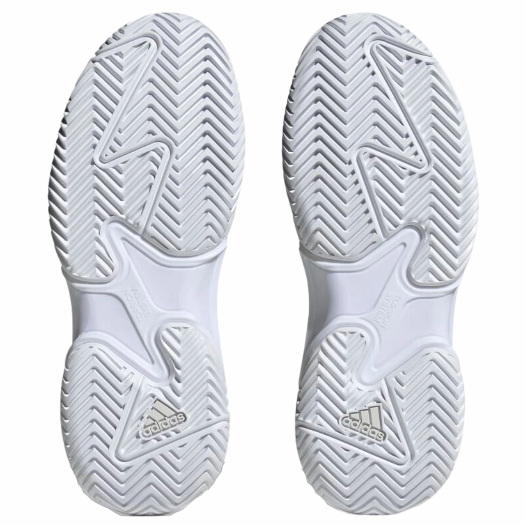 Cushioned Insole Adidas Barricade Womens Tennis Shoes - White