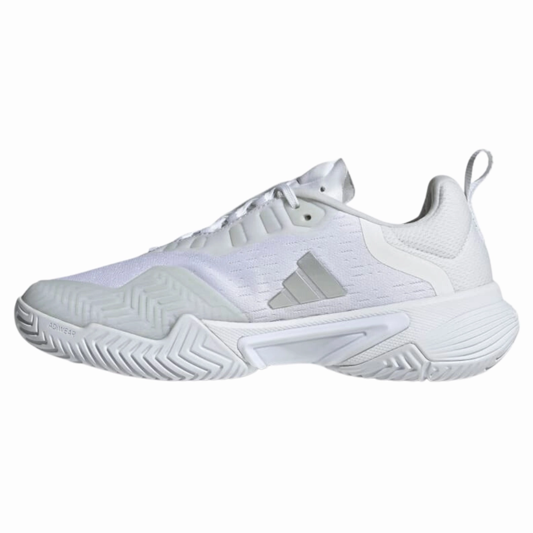 Cushioned Insole Adidas Barricade Womens Tennis Shoes - White