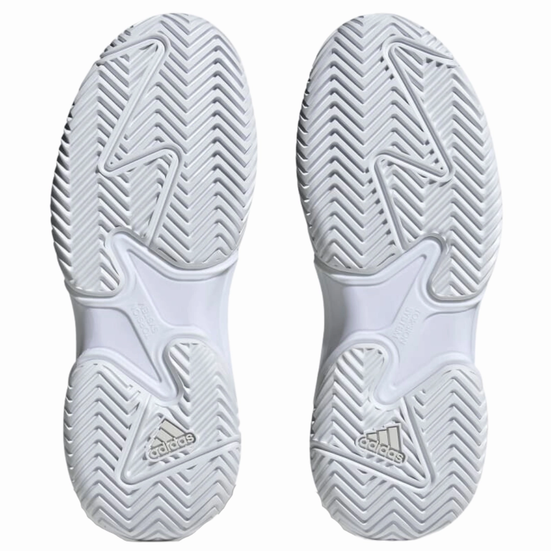 Cushioned Insole Adidas Barricade Womens Tennis Shoes - White