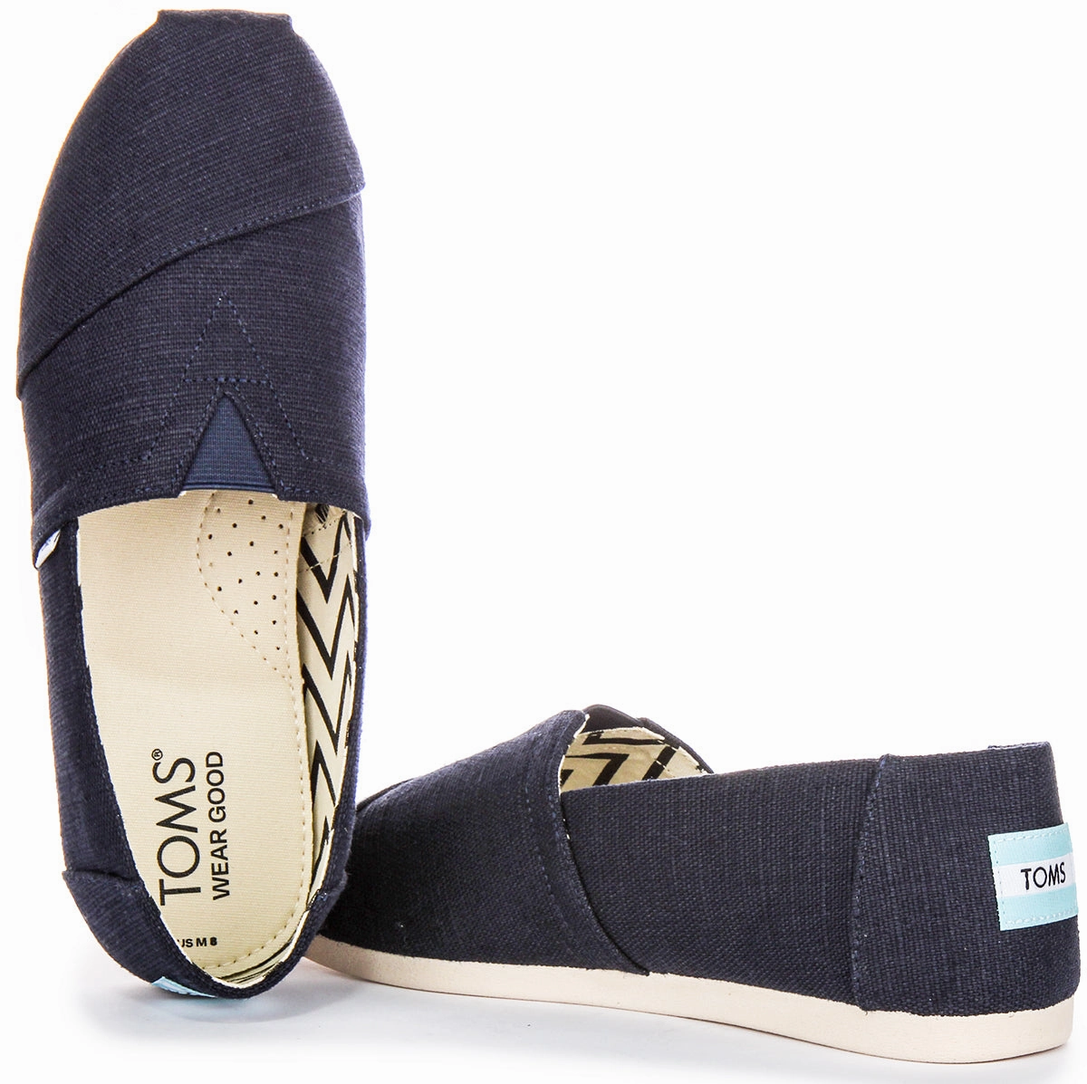 Cushioned Upper Toms Alpargata Heritage In Navy For Men