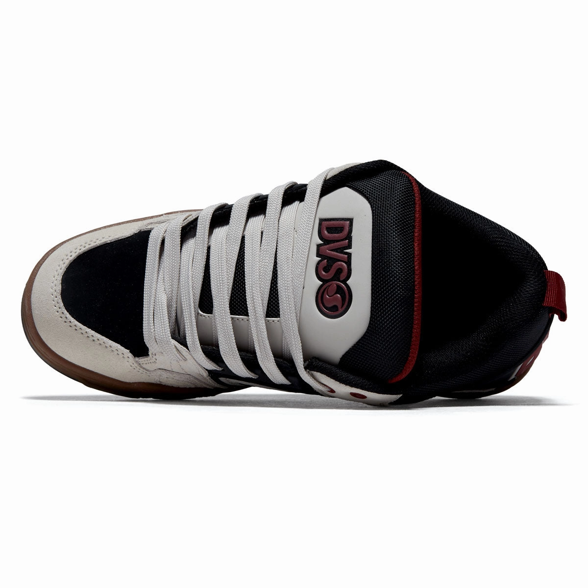 Daily Comfort DVS Comanche Shoes - Silver Grey/Black/Ruby Wine Suede